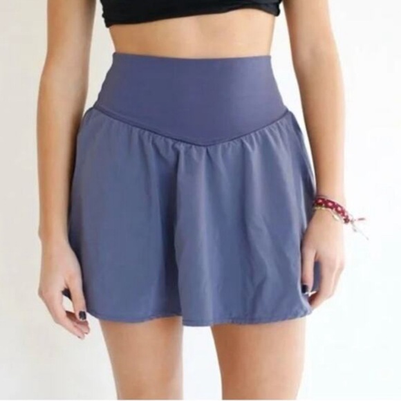 aerie Dresses & Skirts - AERIE athletic tennis skirt skort BLUE  SIZE XL preppy golf tennis workout